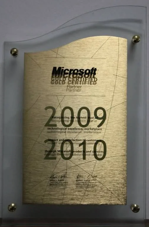 Microsoft Gold Certified Partner, 2009-2010